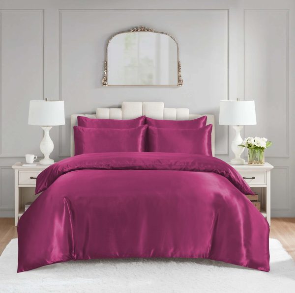 6 Pcs Satin Bedding Set - Image 9