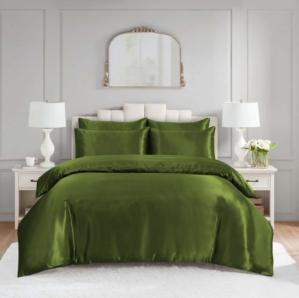 6 Pcs Satin Bedding Set - Image 12