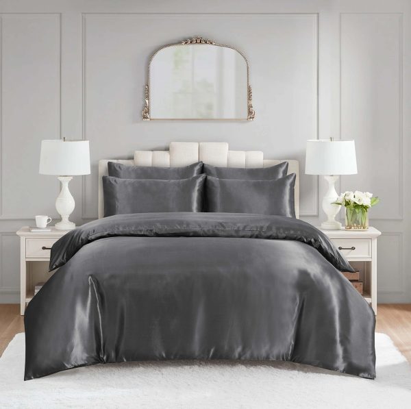 6 Pcs Satin Bedding Set - Image 14