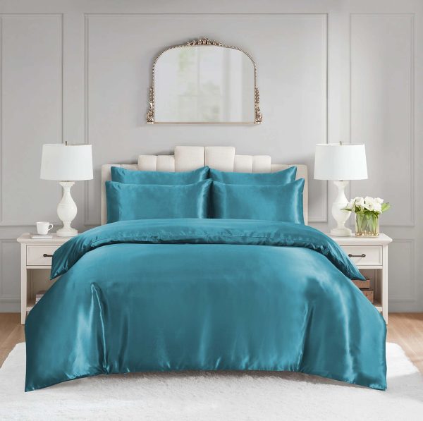 6 Pcs Satin Bedding Set - Image 16