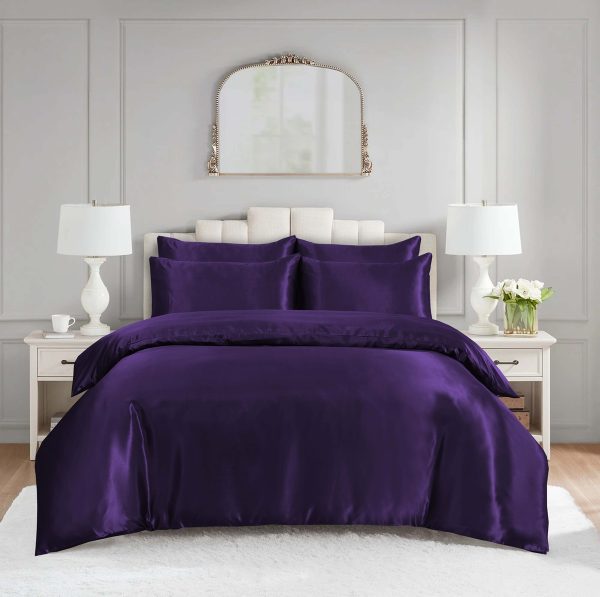 6 Pcs Satin Bedding Set